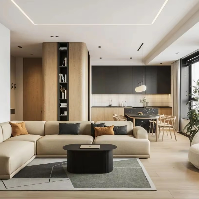 Interior Design Sketch - Sanhai Japoński Styl Wnętrz Projektowanie 3D