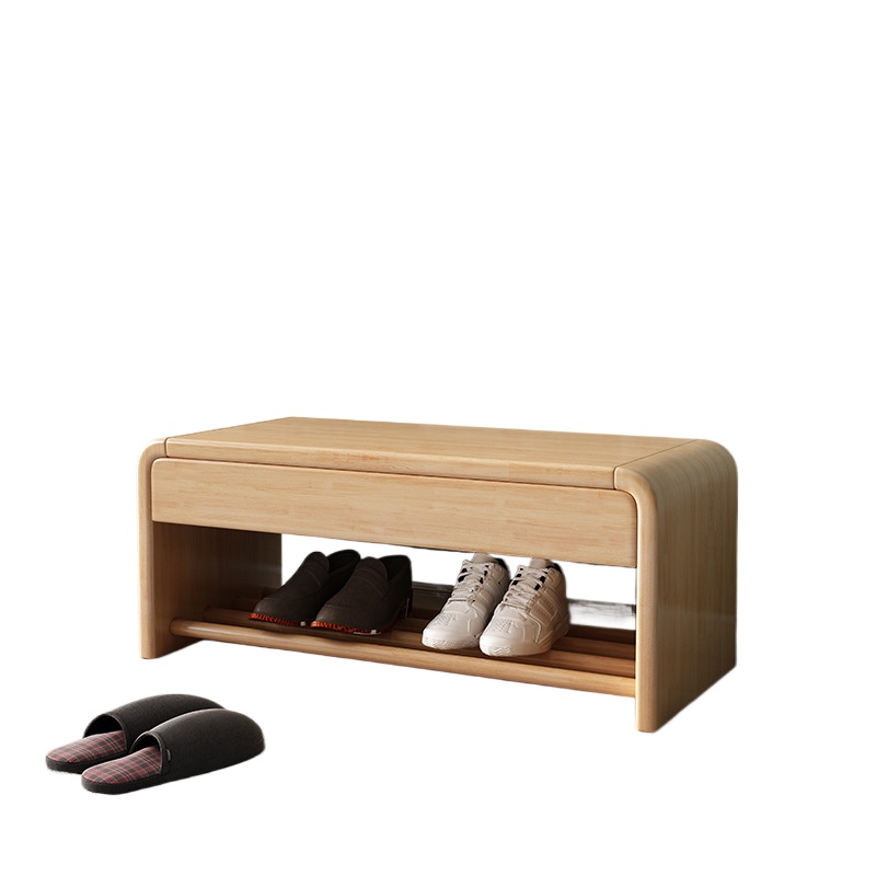 Muji Home Storage - Ławka na buty do przedpokoju, drewniany