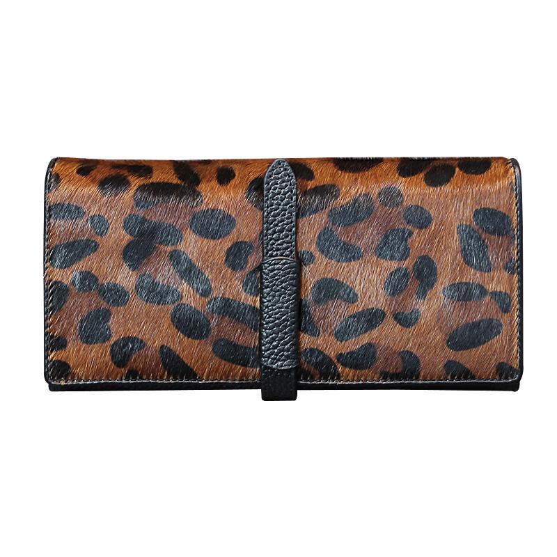 Interior Design Photo - Nowa moda Leopard Cow Genuine Leather