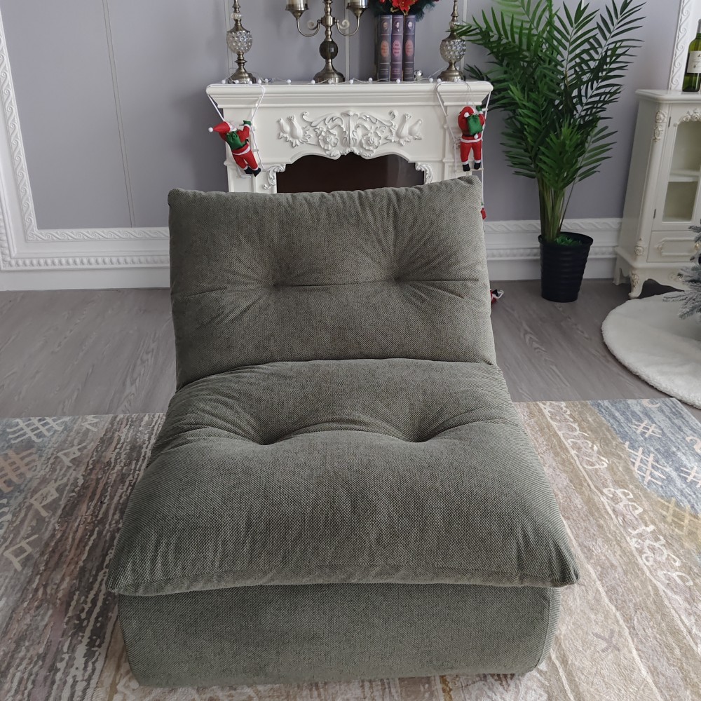 Interior Design Organic Modern - Wyprzedaż! Personalizowalny szary fotel typu bean