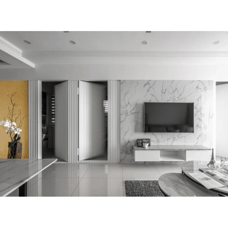 Interior Design Organic Modern - # Drzwi ścienne ukryte, drewniane, z