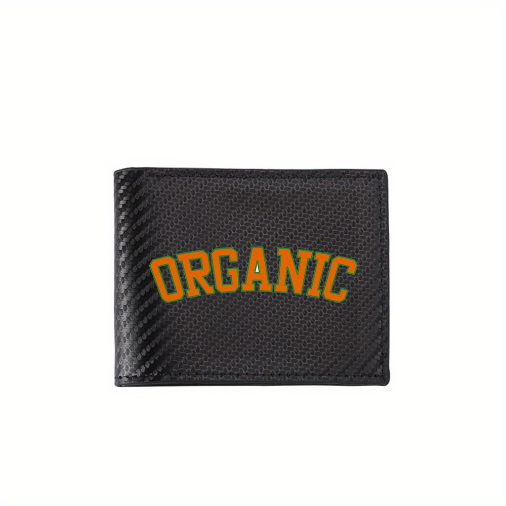 Interior Design Organic Modern - Pomarańczowe Organiczne Zielone Napisy na Czarnych