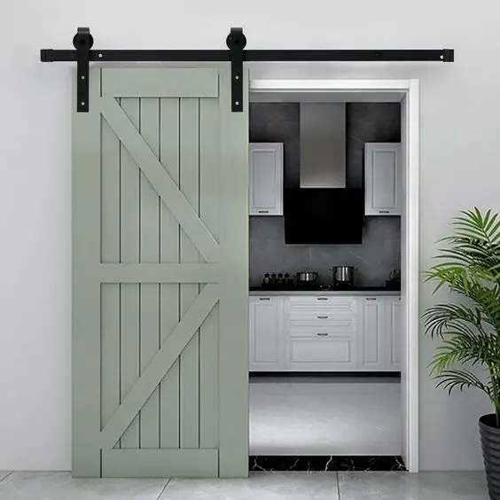 Interior Design Organic Modern - l # Projekty drzwi stodołowych Sypialnia