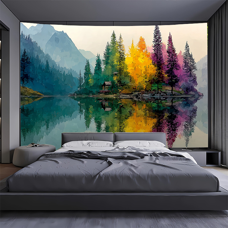 Kolorowa fototapeta na ścianę  – Interior Design Landscape recenzja i cena