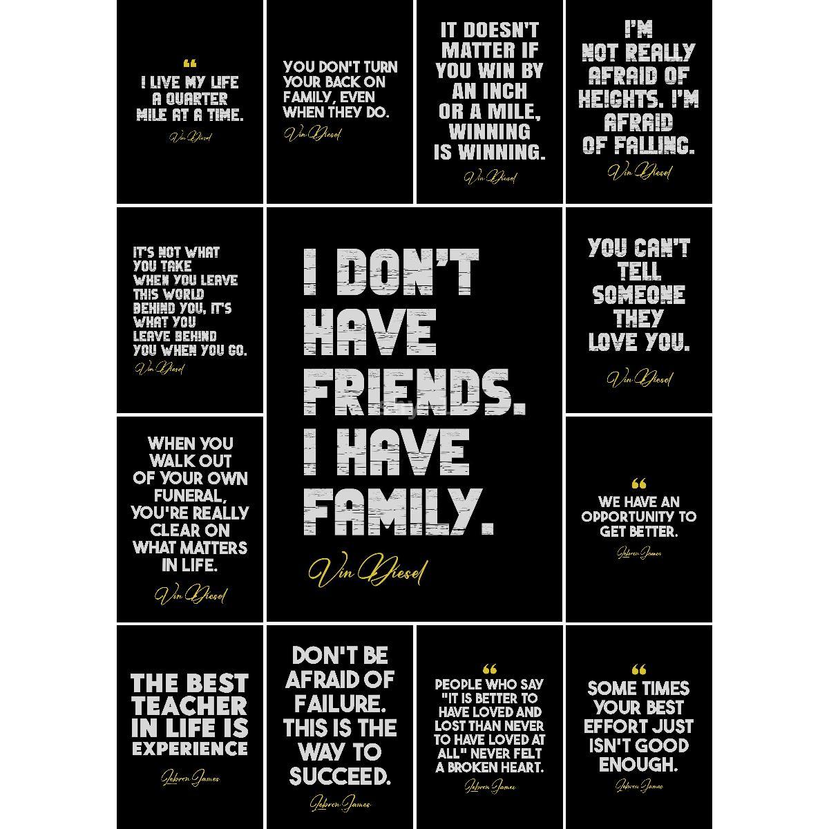 Vin Diesel Text Art Poster Uni – Interior Design Landscape recenzja i cena