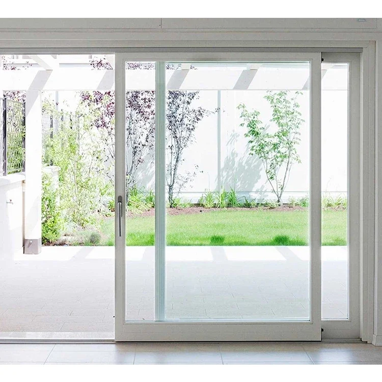Nowoczesna biała szklana drzwi – Interior Design Organic Modern recenzja i cena