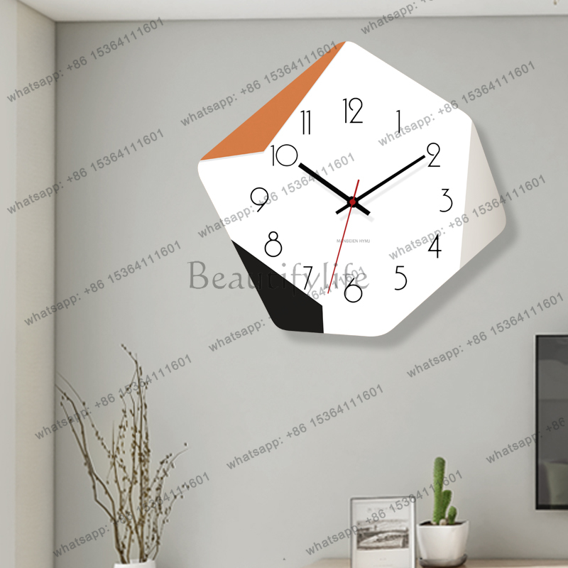 Kreatywny nordycki zegar ścien – Interior Design Organic Modern recenzja i cena
