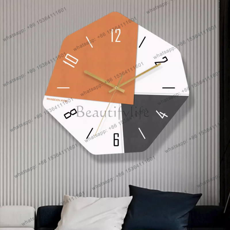 Kreatywny nordycki zegar ścien – Interior Design Organic Modern recenzja i cena