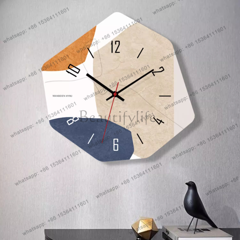 Kreatywny nordycki zegar ścien – Interior Design Organic Modern recenzja i cena